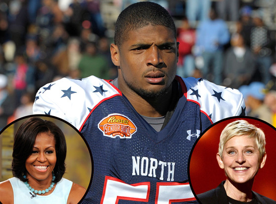 Michael Sam, Ellen Degeneres, Michelle Obama Michael Sam, Ellen Degeneres, Michelle Obama